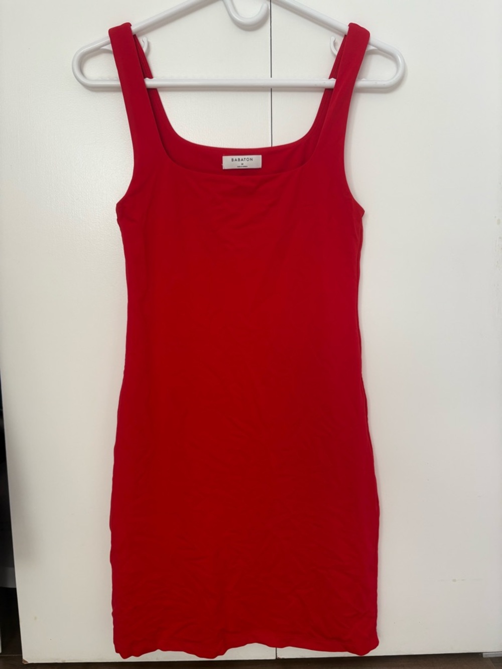 Aritzia Babaton Contour Square Neck Mini Dress